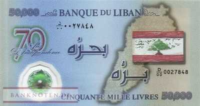 Libanon - 50.000  Livres (#096_UNC)