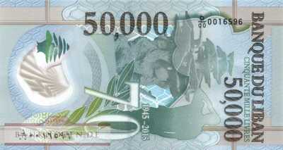 Libanon - 50.000  Livres - 1945-2015 (#098_UNC)