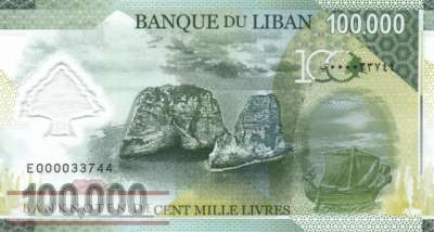 Lebanon - 100.000  Livres (#099_UNC)