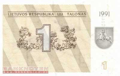 Litauen - 1  Talonas (#032a_UNC)