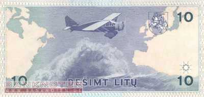 Lituhania - 10  Litu (#056a_UNC)
