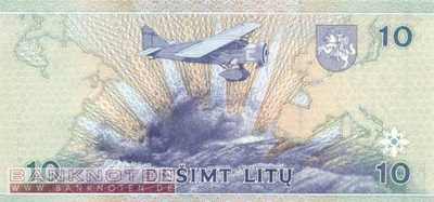 Lituhania - 10  Litu (#059_UNC)