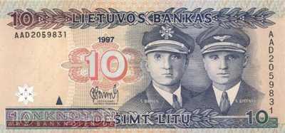 Lituhania - 10  Litu (#059_UNC)