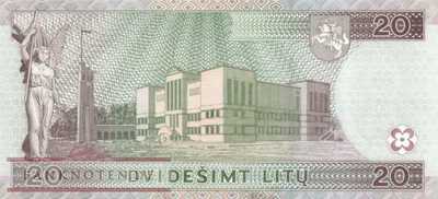 Lituhania - 20  Litu (#060a_UNC)