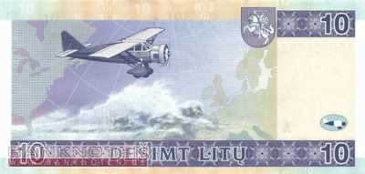 Litauen - 10  Litu (#065_UNC)