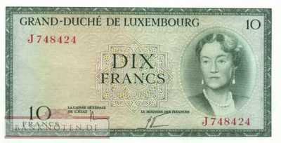 Luxemburg - 10  Francs (#048a-U1_UNC)