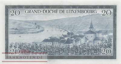 Luxemburg - 20  Francs (#049a_UNC)