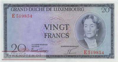 Luxemburg - 20  Francs (#049a_UNC)