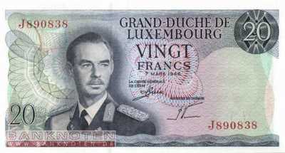 Luxemburg - 20  Francs (#054a_UNC)