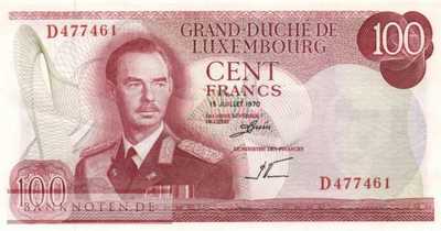 Luxemburg - 100  Francs (#056a_UNC)