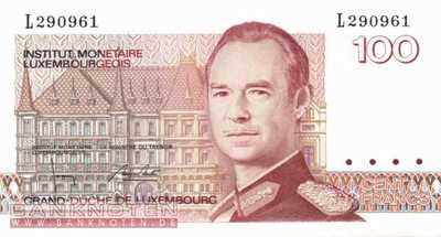 Luxemburg - 100  Francs (#058b_UNC)