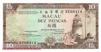 Macao - 10  Patacas (#059e-U3_UNC)