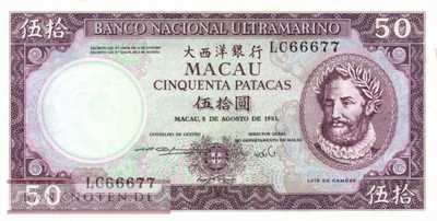 Macao - 50  Patacas (#060b_UNC)