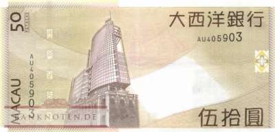 Macao - 50  Patacas (#081Ac_UNC)