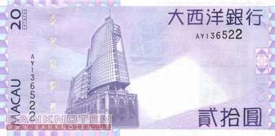 Macao - 20  Patacas (#081b_UNC)