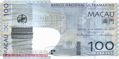 Macao - 100  Patacas (#082a_UNC)