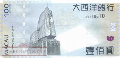 Macao - 100  Patacas (#082c-U3_UNC)