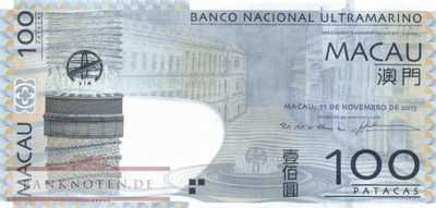 Macao - 100  Patacas (#082c-U3_UNC)