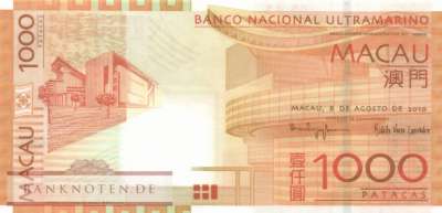 Macao - 1.000  Patacas (#084b_UNC)