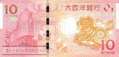 Macao - 10  Patacas - year of the horse (#087_UNC)