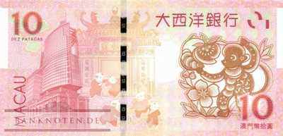 Macao - 10  Patacas - year of the monkey (#088A_UNC)