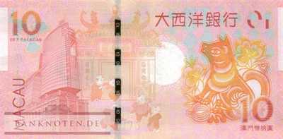 Macao - 10  Patacas - year of the dog (#088C_UNC)
