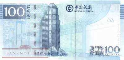 Macao - 100  Patacas (#111b_UNC)