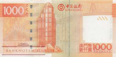 Macao - 1.000  Patacas (#113c_UNC)
