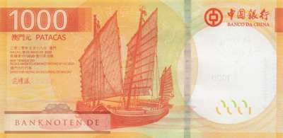 Macao - 1.000  Patacas (#134a_UNC)