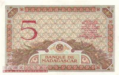 Madagascar - 5  Francs (#035-U2_XF)