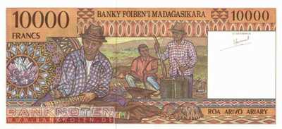 Madagascar - 10.000  Francs (#079a_UNC)