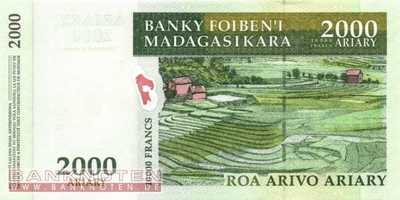 Madagascar - 2.000  Ariary (#083_UNC)