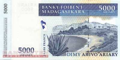 Madagascar - 5.000  Ariary (#084_UNC)