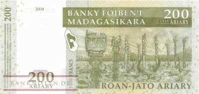 Madagascar - 200  Ariary (#087a_UNC)