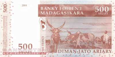 Madagaskar - 500  Ariary (#088b_UNC)