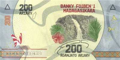 Madagascar - 200  Ariary (#098_UNC)