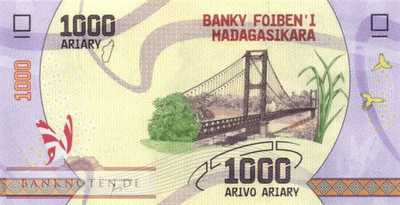 Madagaskar - 1.000  Ariary (#100_UNC)