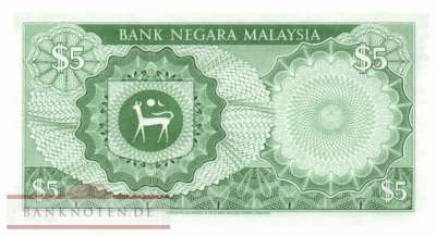 Malaysia - 5  Ringgit (#014a_UNC)