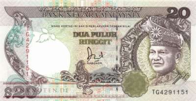 Malaysia - 20  Ringgit (#030_UNC)