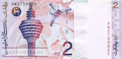 Malaysia - 2  Ringgit (#040a_UNC)