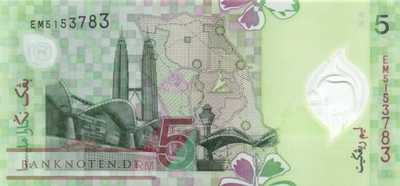 Malaysia - 5  Ringgit (#047-2_UNC)