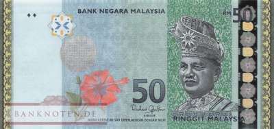 Malaysia - 50  Ringgit (#050d_UNC)