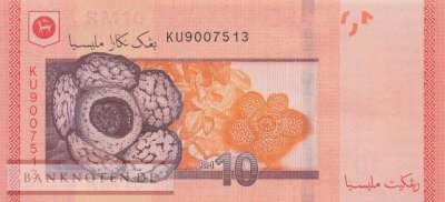 Malaysia - 10  Ringgit (#053d_UNC)