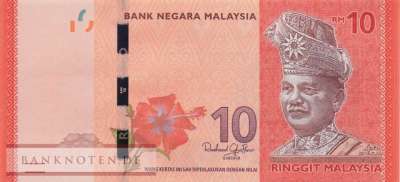Malaysia - 10  Ringgit (#053d_UNC)