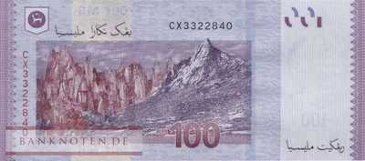 Malaysia - 100  Ringgit (#056b_UNC)