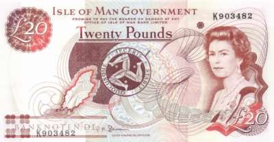 Isle of Man - 20  Pounds (#049_UNC)