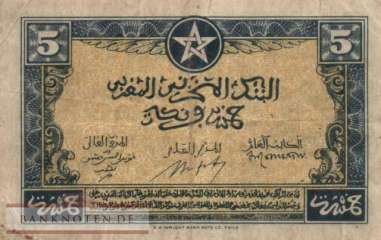 Morocco - 5  Francs (#024-43_F)