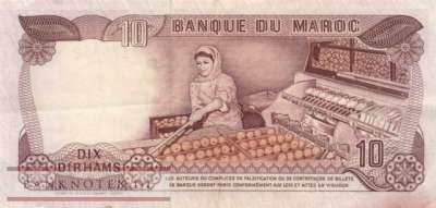 Marokko - 10  Dirhams (#057a_VF)