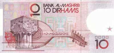 Morocco - 10  Dirhams (#063a_AU)