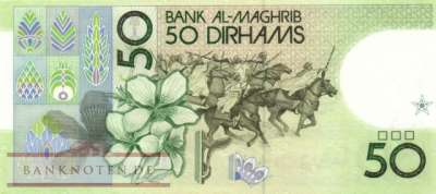 Morocco - 50  Dirhams (#064a_UNC)